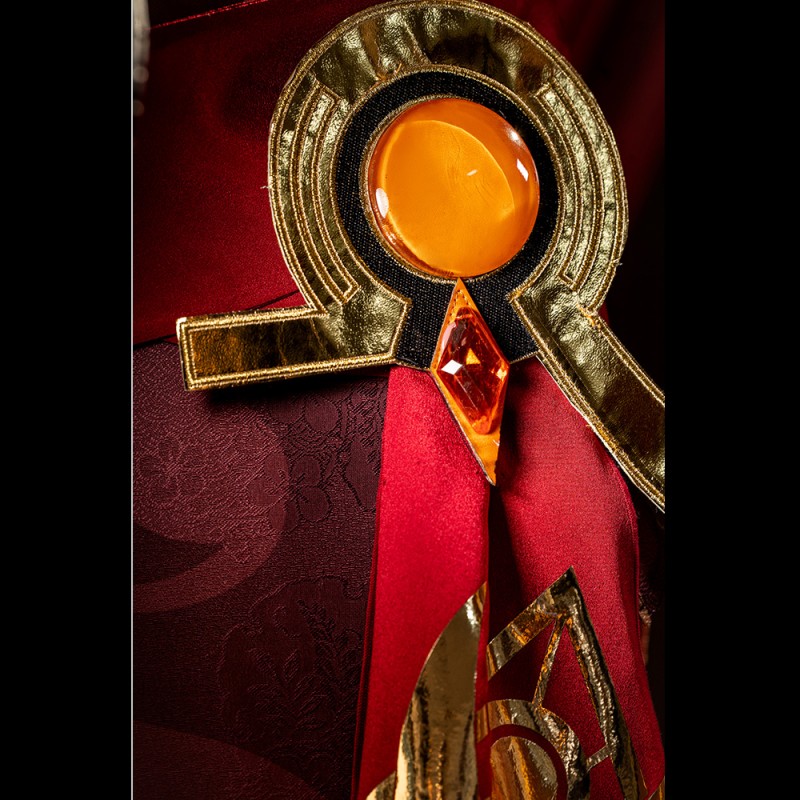 Genshin Impact Gilded Brigade Blazing Sand Narrator Cosplay Costumes