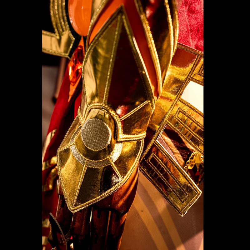 Genshin Impact Gilded Brigade Blazing Sand Narrator Cosplay Costumes