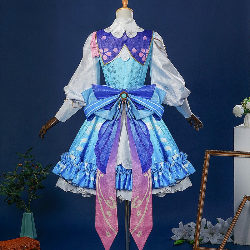 Genshin Impact Springbloom Missive Kamisato Ayaka New Cosplay Costumes