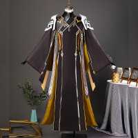 Genshin Impact Rock King Zhongli Cosplay Costumes