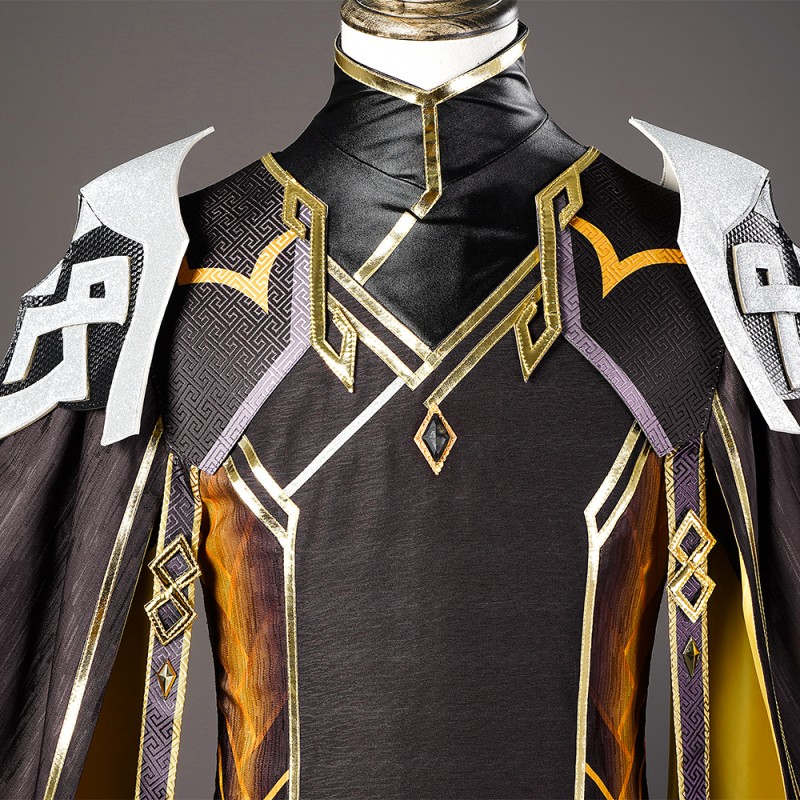 Genshin Impact Rock King Zhongli Cosplay Costumes