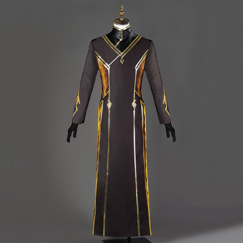 Genshin Impact Rock King Zhongli Cosplay Costumes