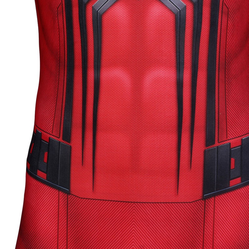 Miles Morales PS5 Crimson Cowl Suit Spider-Man Cosplay Costumes