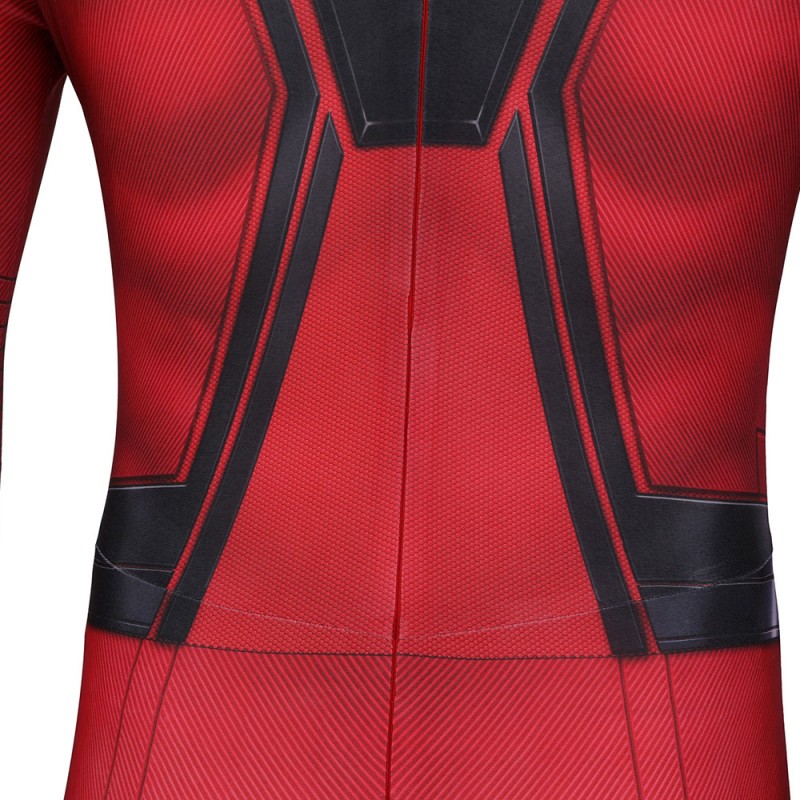 Miles Morales PS5 Crimson Cowl Suit Spider-Man Cosplay Costumes