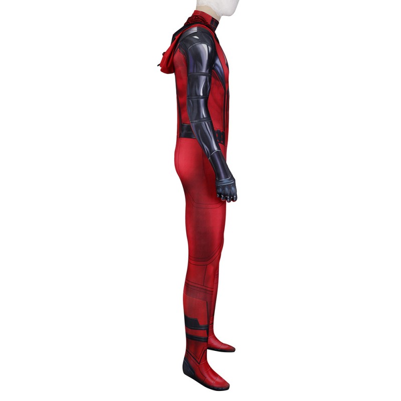 Miles Morales PS5 Crimson Cowl Suit Spider-Man Cosplay Costumes