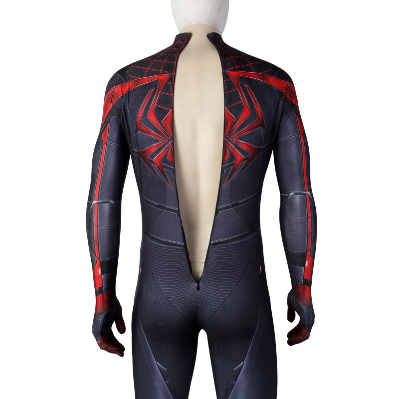 Spider-Man PS5 Miles Morales Cosplay Costumes Advanced Tech Halloween Suit