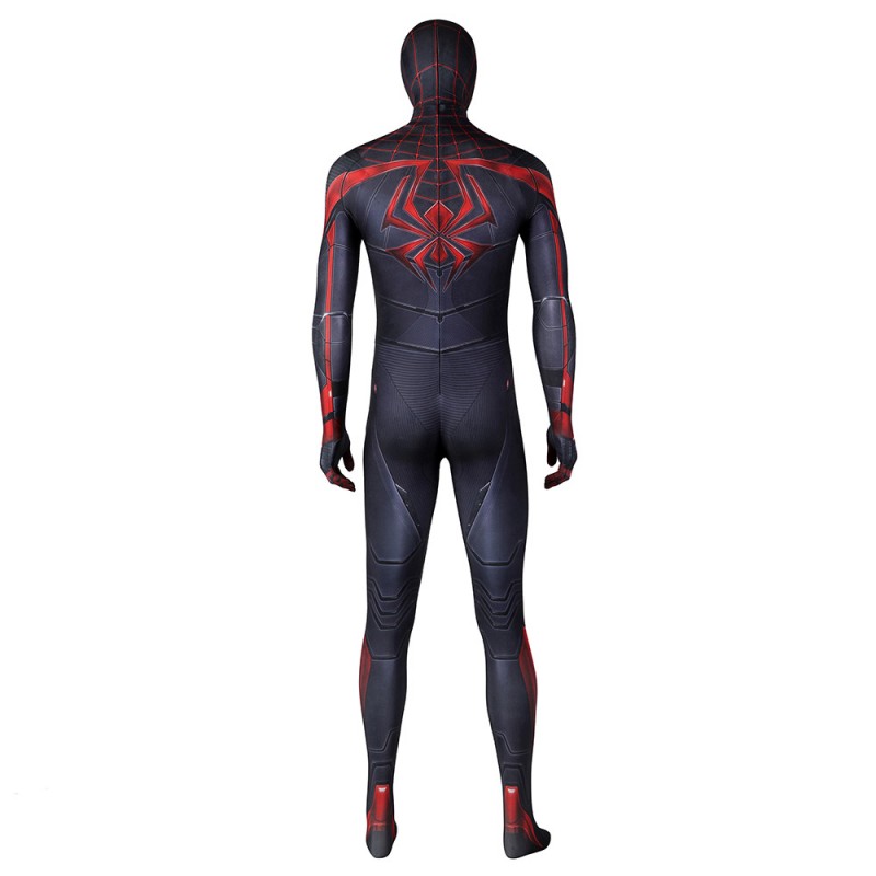 Spider-Man PS5 Miles Morales Cosplay Costumes Advanced Tech Halloween Suit