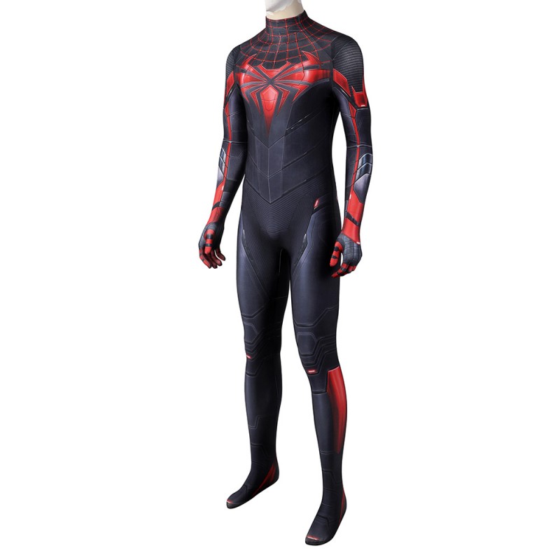 Spider-Man PS5 Miles Morales Cosplay Costumes Advanced Tech Halloween Suit