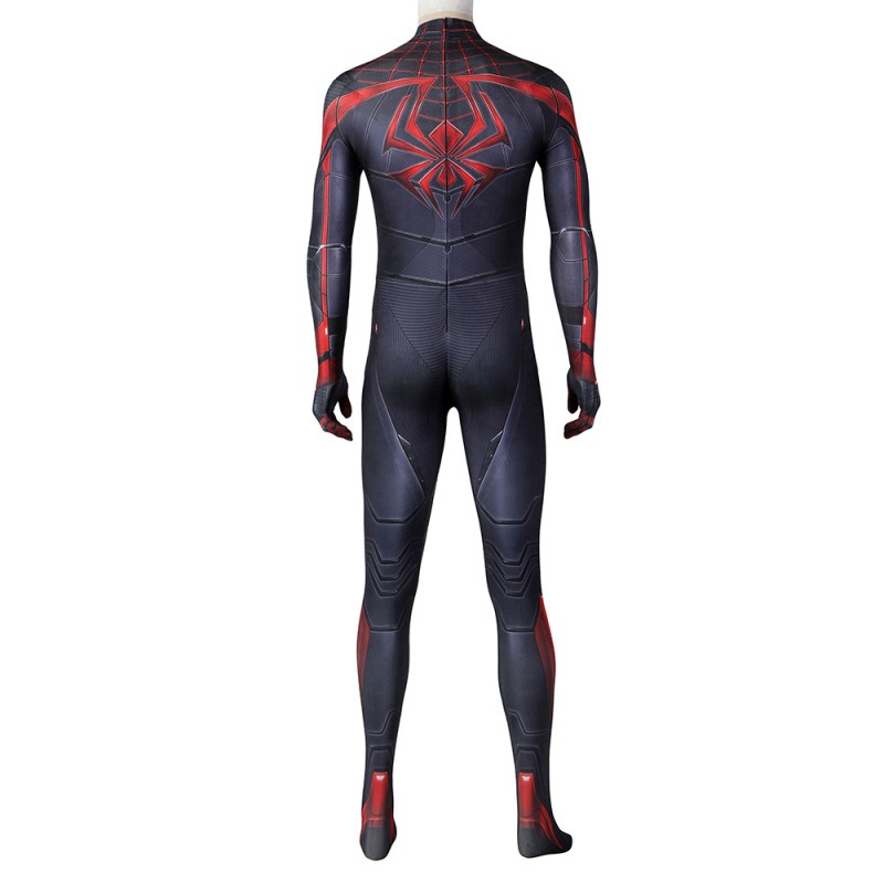 Spider-Man PS5 Miles Morales Cosplay Costumes Advanced Tech Halloween Suit