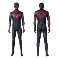 Spider-Man PS5 Miles Morales Cosplay Costumes Advanced Tech Halloween Suit