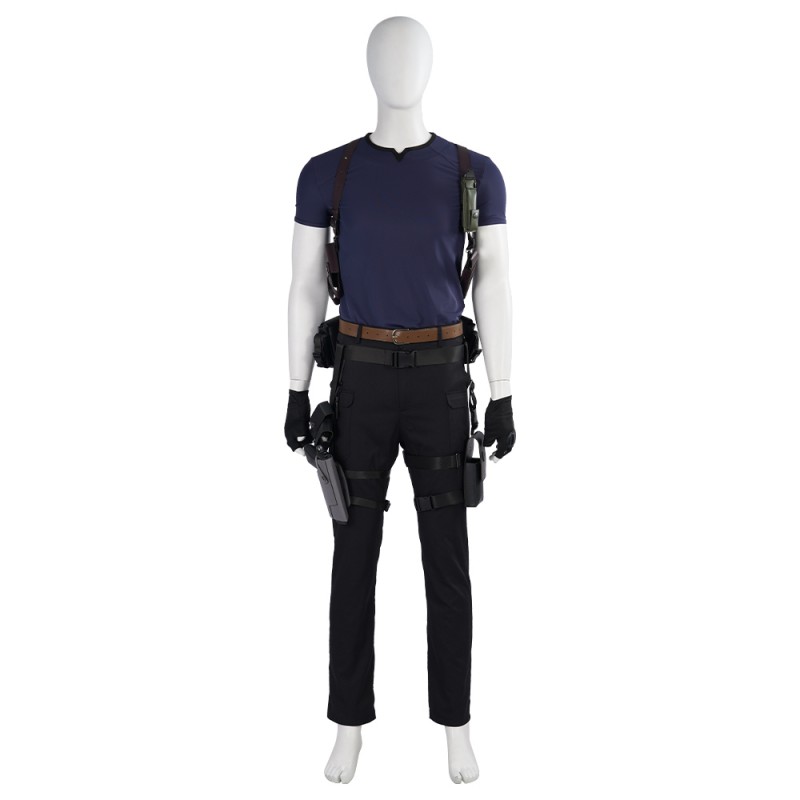 Resident Evil 4 Remake Cosplay Costumes Leon S Kennedy Halloween Suit