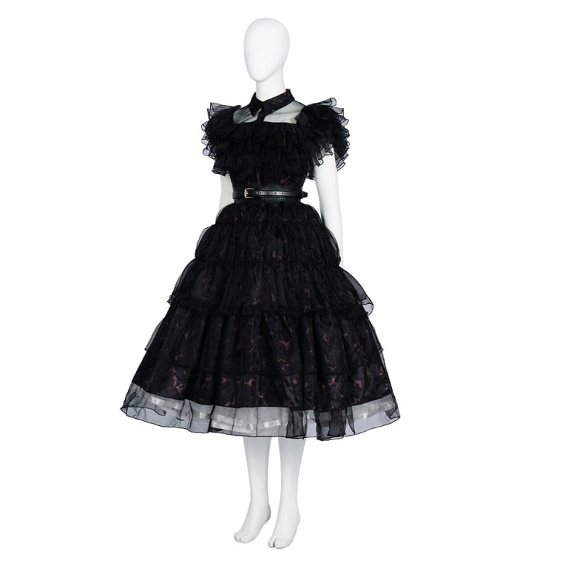Addams Prom Dress Suit Women Cosplay Costume