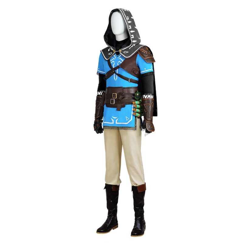 The Legend of Zelda Tears of the Kingdom Cosplay Costumes Link Halloween Suit