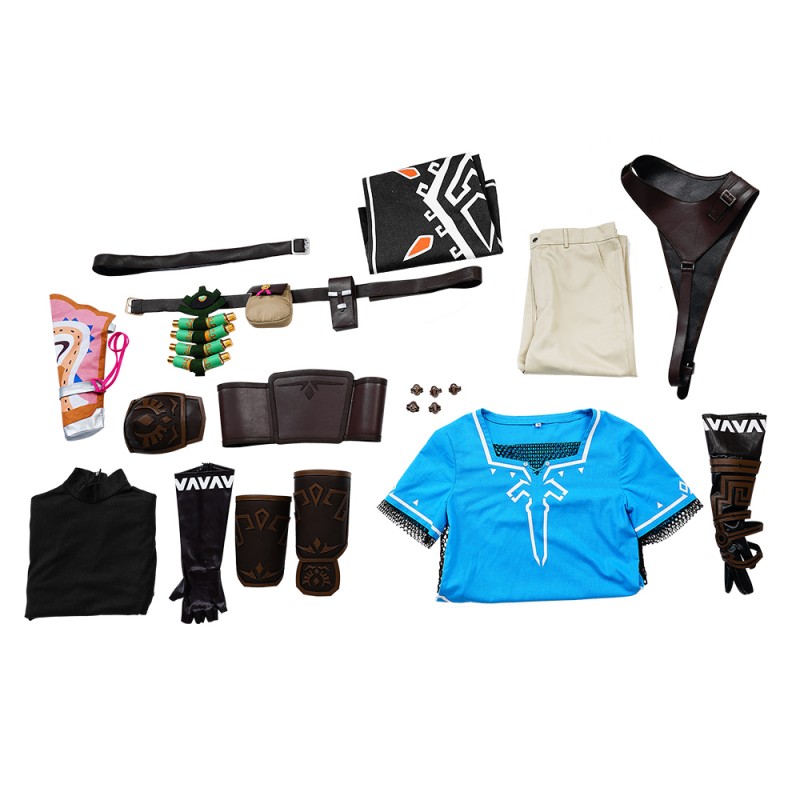 The Legend of Zelda Tears of the Kingdom Cosplay Costumes Link Halloween Suit