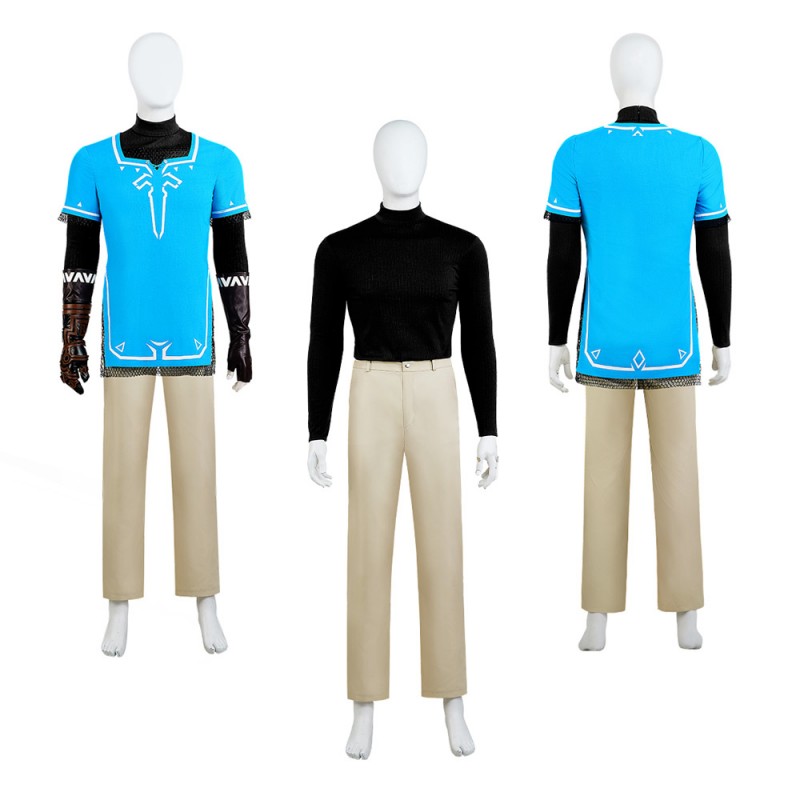 The Legend of Zelda Tears of the Kingdom Cosplay Costumes Link Halloween Suit