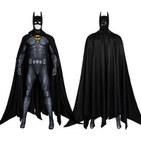 2023 Bruce Wayne Cosplay Costumes Michael Keaton Jumpsuit