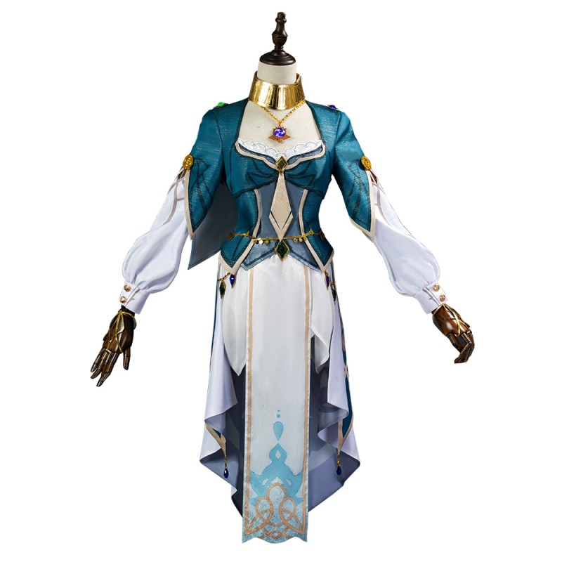 Game Genshin Impact Cosplay Costumes Lisa Cosplay Suit
