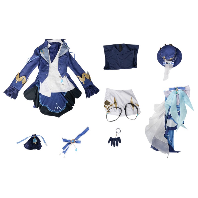 Genshin Impact Focalors Cosplay Costumes
