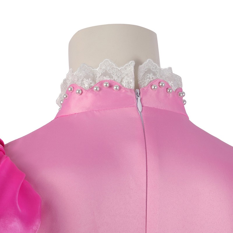 Princess Peach Dress Cosplay Costumes The Super Mario Bros Halloween Suit