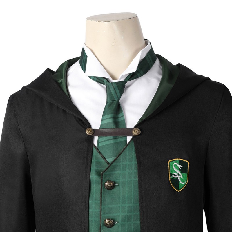 Hogwarts Legacy Slytherin Cosplay Costumes Boys School Uniform