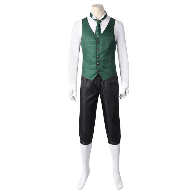 Hogwarts Legacy Slytherin Cosplay Costumes Boys School Uniform