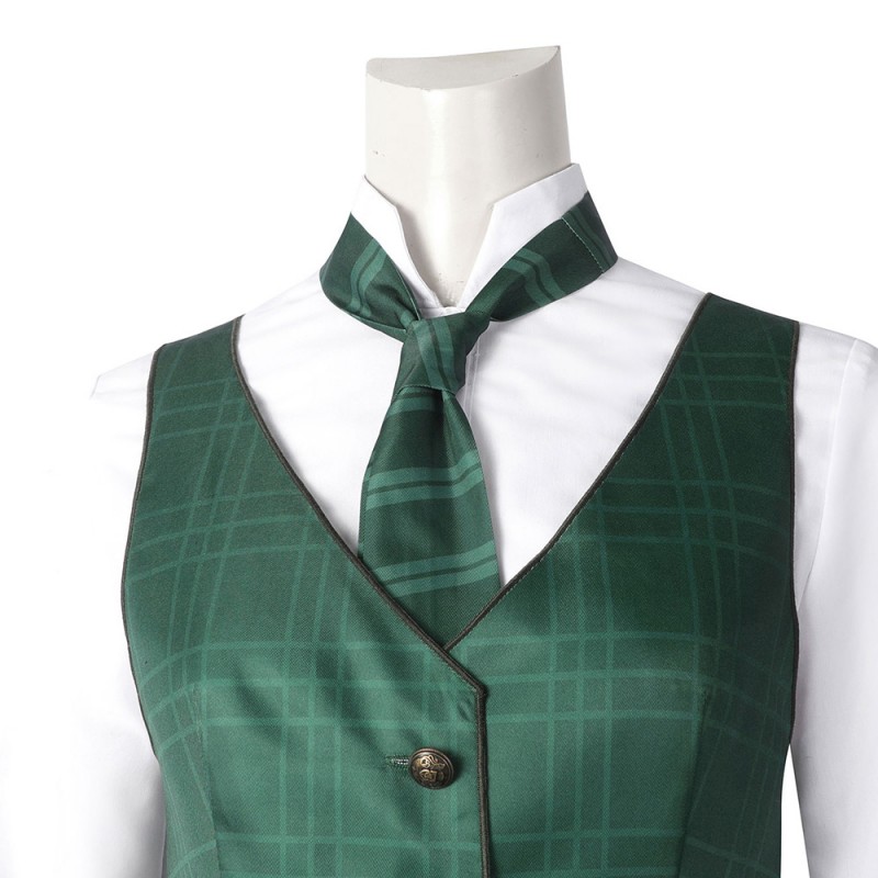Hogwarts Legacy Girl Cosplay Costumes Slytherin Halloween Suit