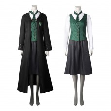 Hogwarts Legacy Girl Cosplay Costumes Slytherin Halloween Suit