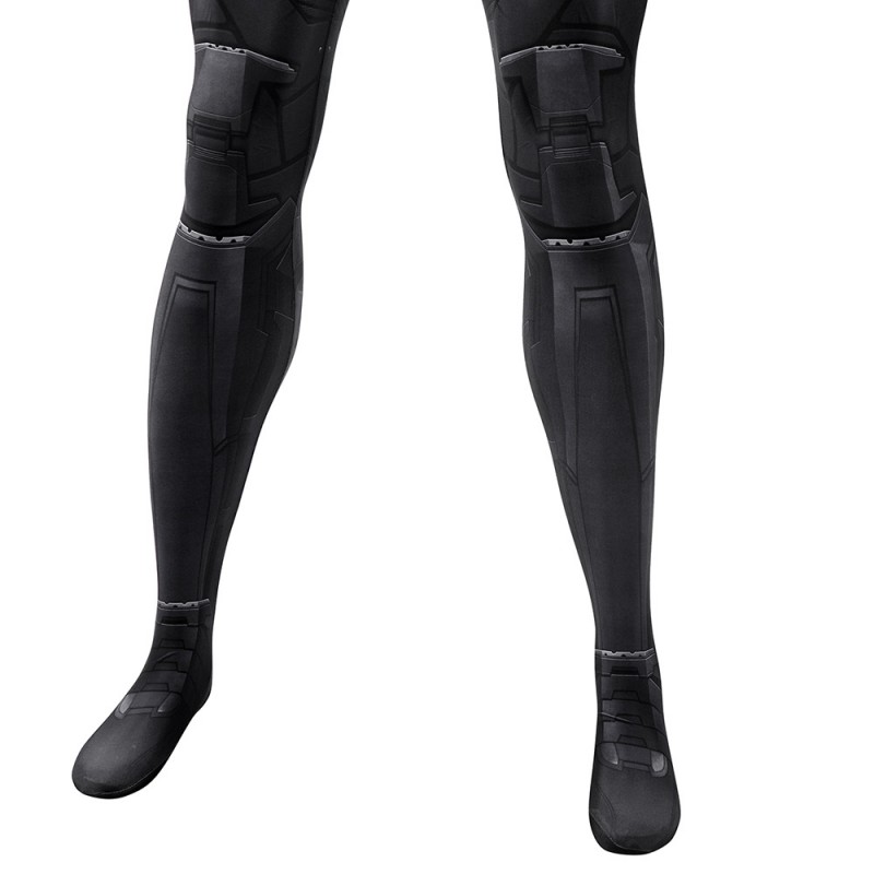 Bruce Gotham Knights Black Jumpsuit Cosplay Costumes