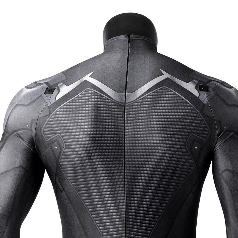 Bruce Gotham Knights Black Jumpsuit Cosplay Costumes