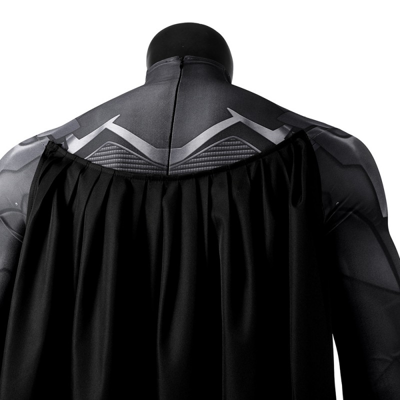 Bruce Gotham Knights Black Jumpsuit Cosplay Costumes