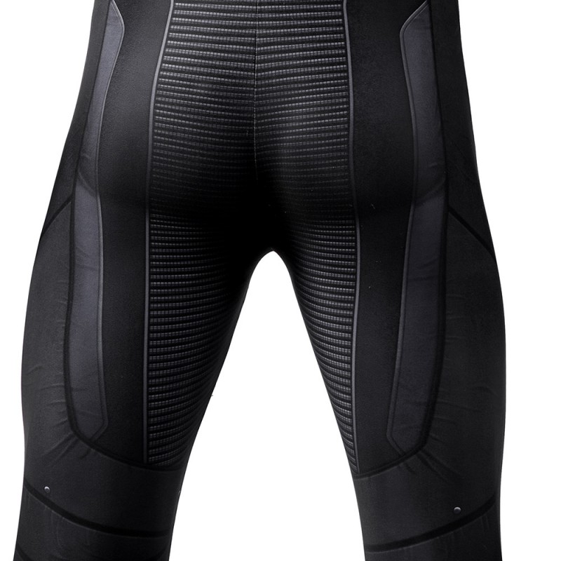 Bruce Gotham Knights Black Jumpsuit Cosplay Costumes
