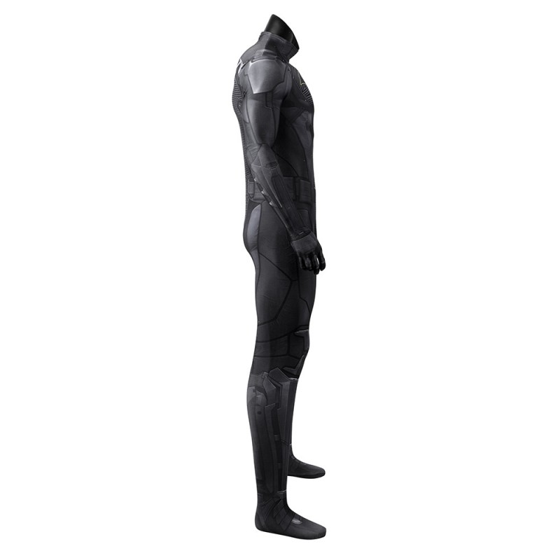 Bruce Gotham Knights Black Jumpsuit Cosplay Costumes