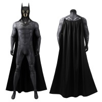 Bruce Gotham Knights Black Jumpsuit Cosplay Costumes