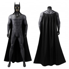 Bruce Gotham Knights Black Jumpsuit Cosplay Costumes