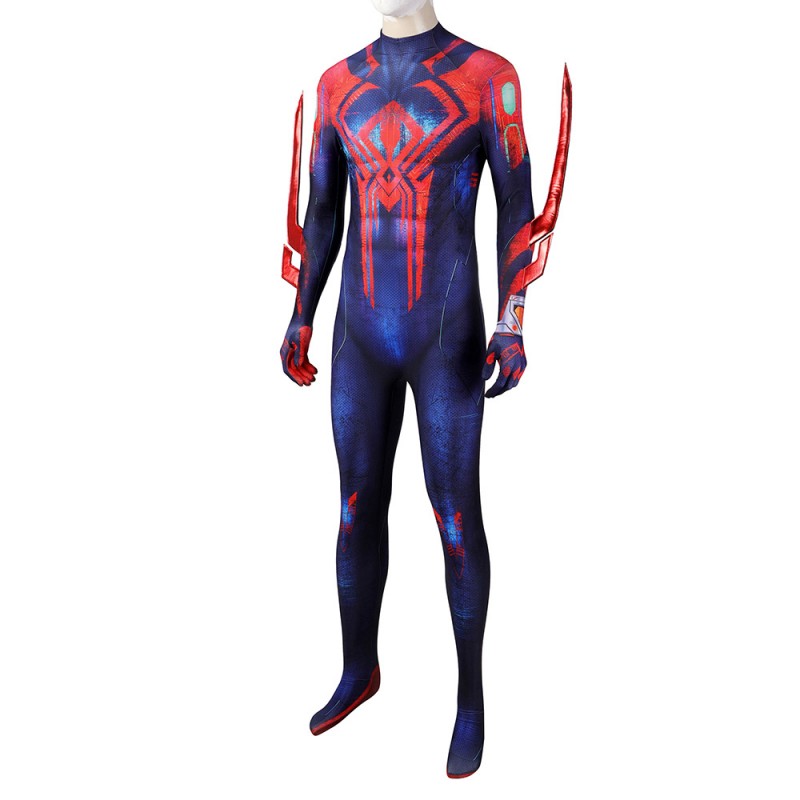 Spider-Man Across the Spider-Verse Cosplay Costumes 2099 Miguel O'Hara Suit