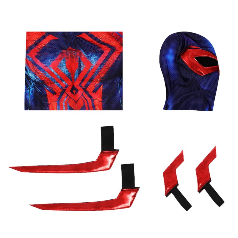 Spider-Man Across the Spider-Verse Cosplay Costumes 2099 Miguel O'Hara Suit
