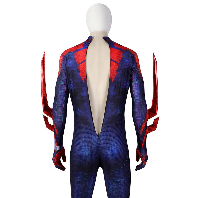 Spider-Man Across the Spider-Verse Cosplay Costumes 2099 Miguel O'Hara Suit