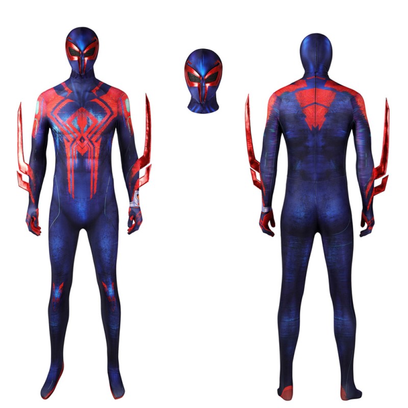 Spider-Man Across the Spider-Verse Cosplay Costumes 2099 Miguel O'Hara Suit