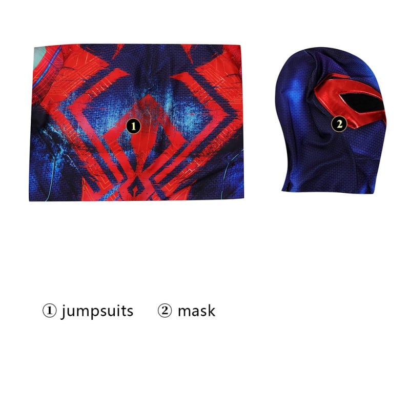 2099 Spiderman Miguel O'Hara Cosplay Costumes Spider-Man Across the Spider-Verse Suit