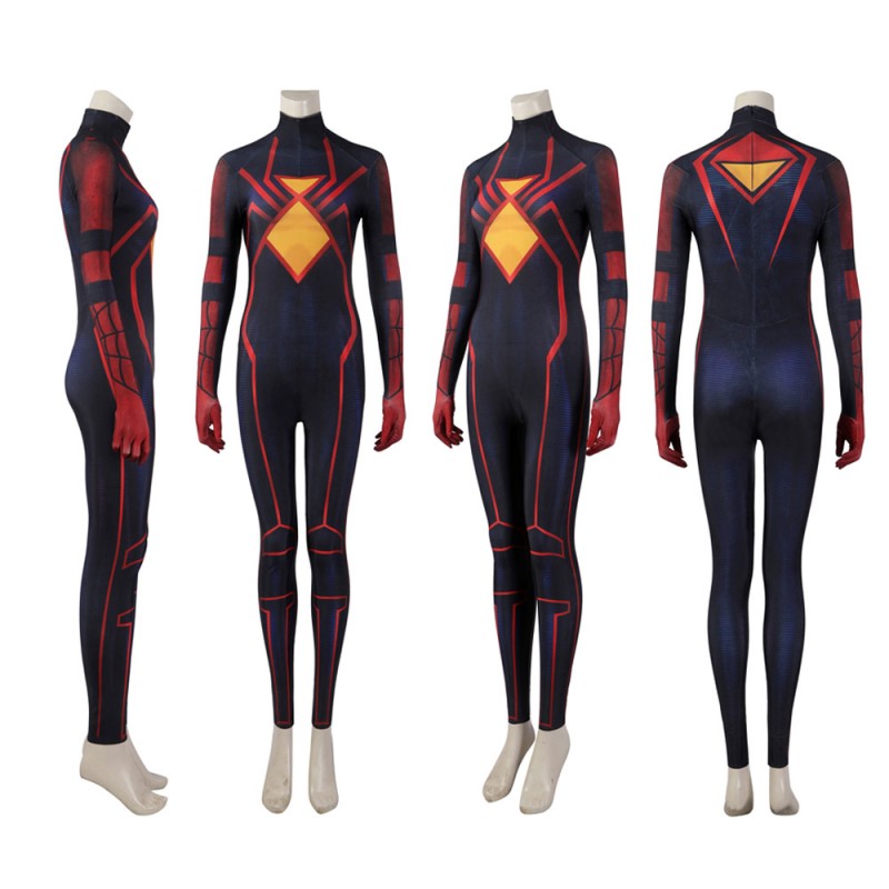 Spider-Man Across The Spider-Verse Spider-Woman Jessica Drew Cosplay Costumes