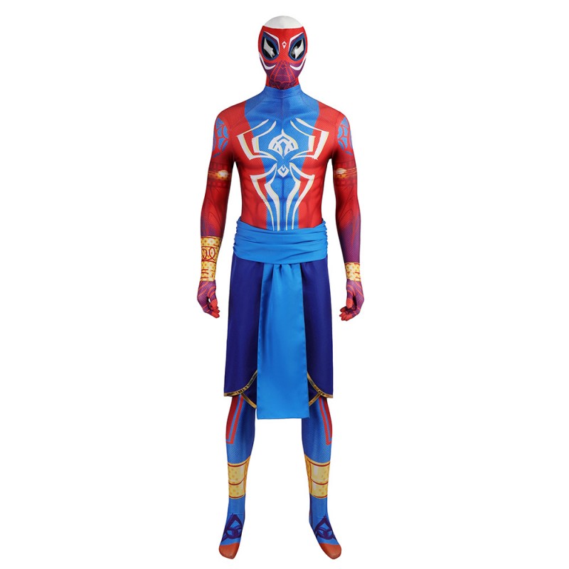 Spider-Man Across The Spider-Verse India Pavitr Prabhakar Cosplay Costumes