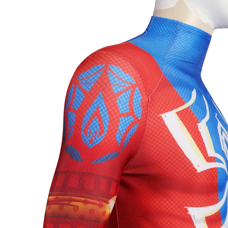 Spider-Man Across The Spider-Verse India Pavitr Prabhakar Cosplay Costumes
