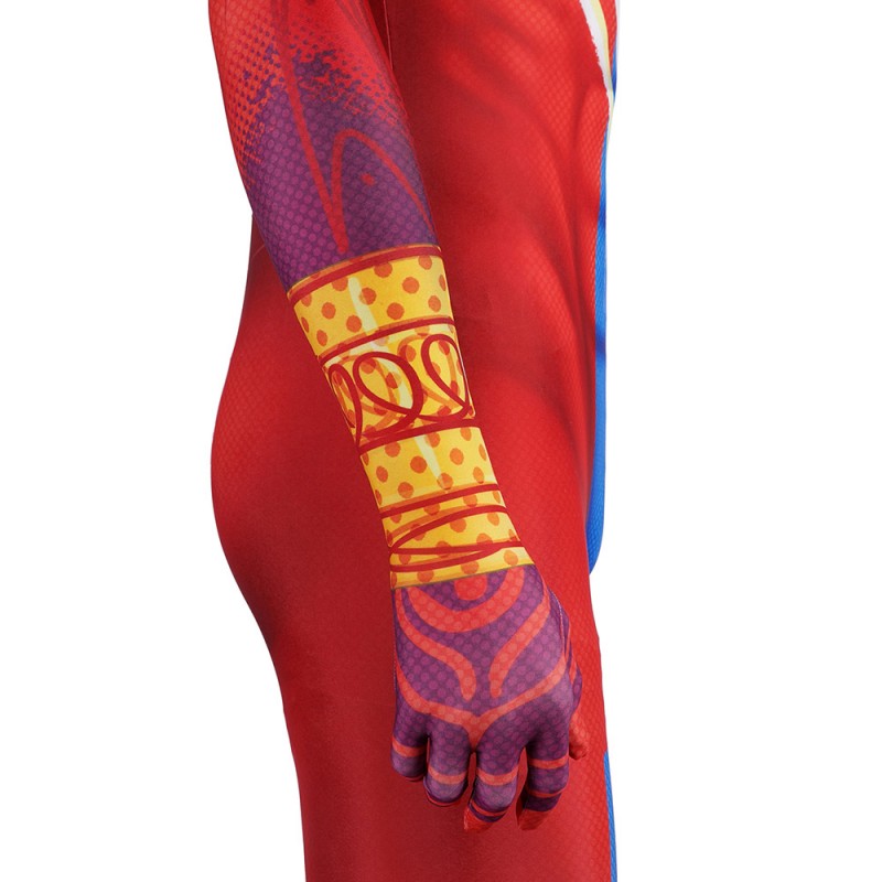 Spider-Man Across The Spider-Verse India Pavitr Prabhakar Cosplay Costumes