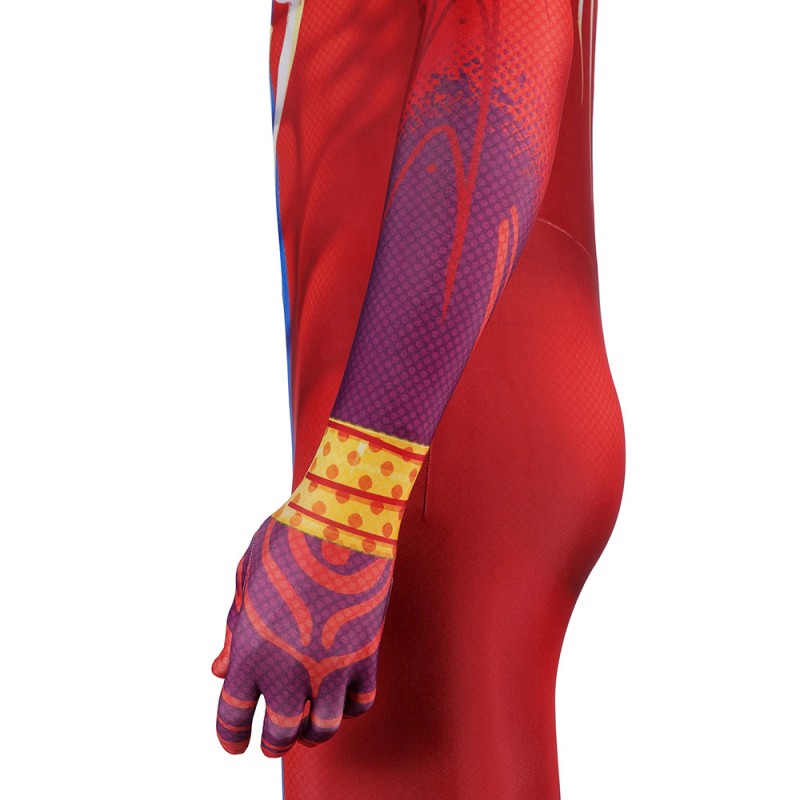 Spider-Man Across The Spider-Verse India Pavitr Prabhakar Cosplay Costumes