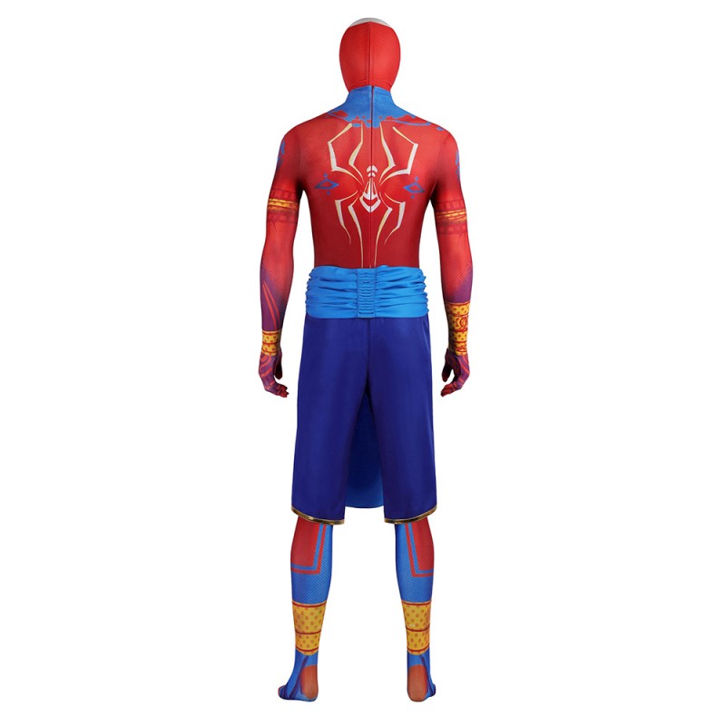 Spider-Man Across The Spider-Verse India Pavitr Prabhakar Cosplay Costumes