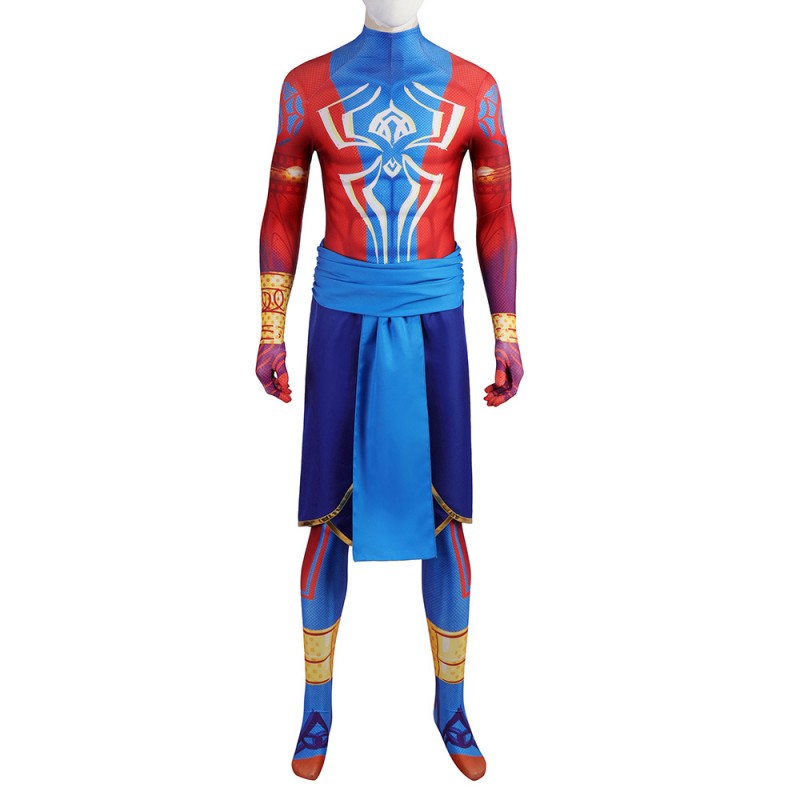 Spider-Man Across The Spider-Verse India Pavitr Prabhakar Cosplay Costumes