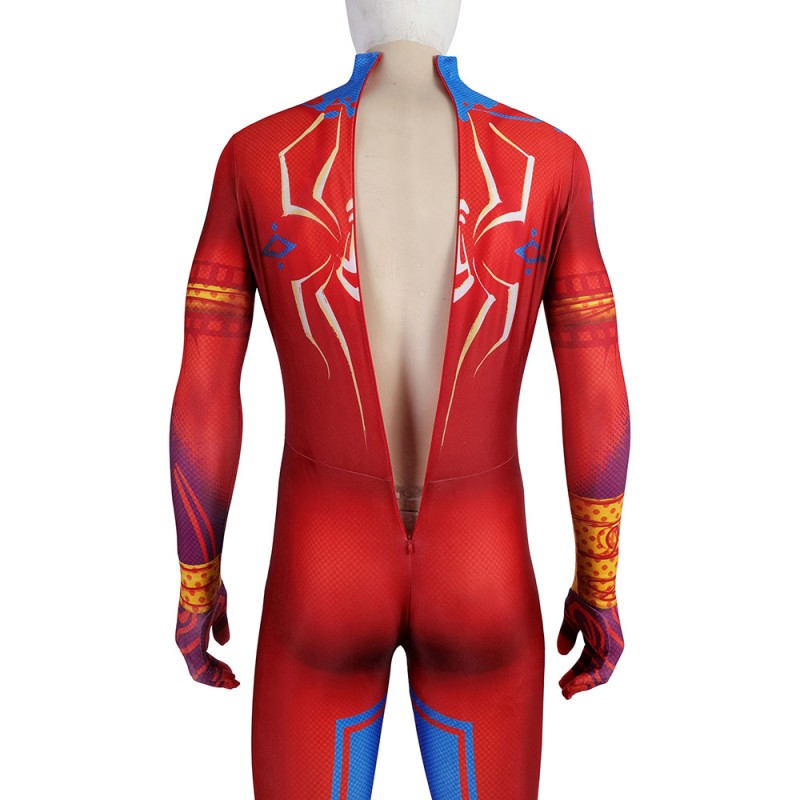 Spider-Man Across The Spider-Verse India Pavitr Prabhakar Cosplay Costumes