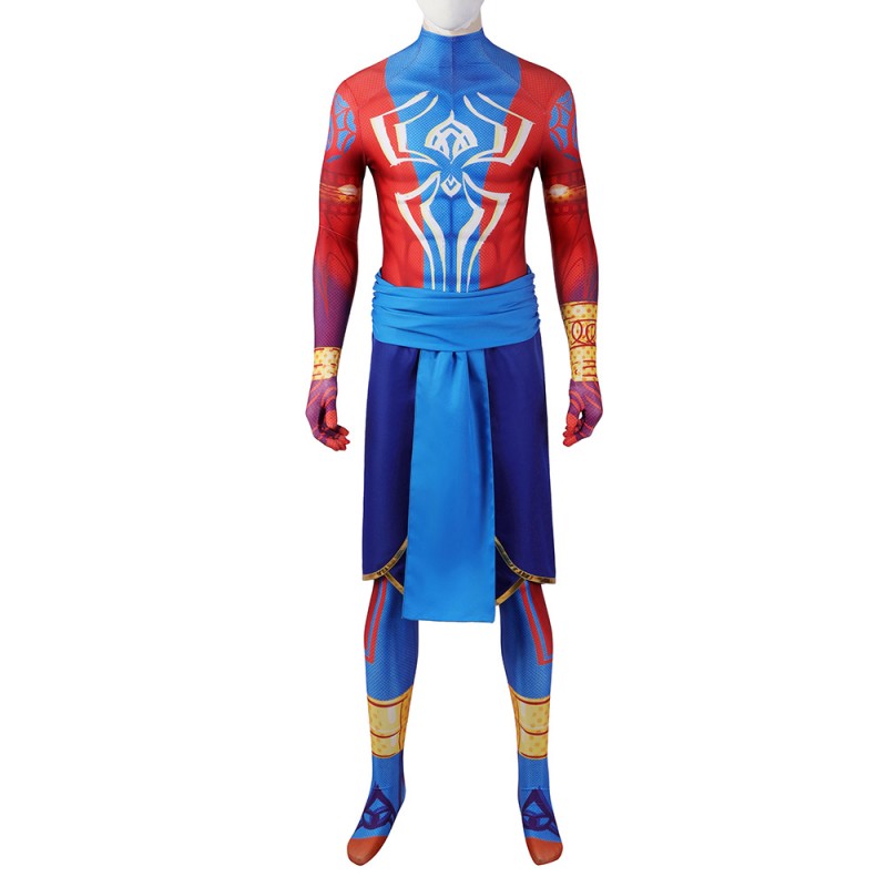 Spider-Man Across The Spider-Verse India Pavitr Prabhakar Cosplay Costumes