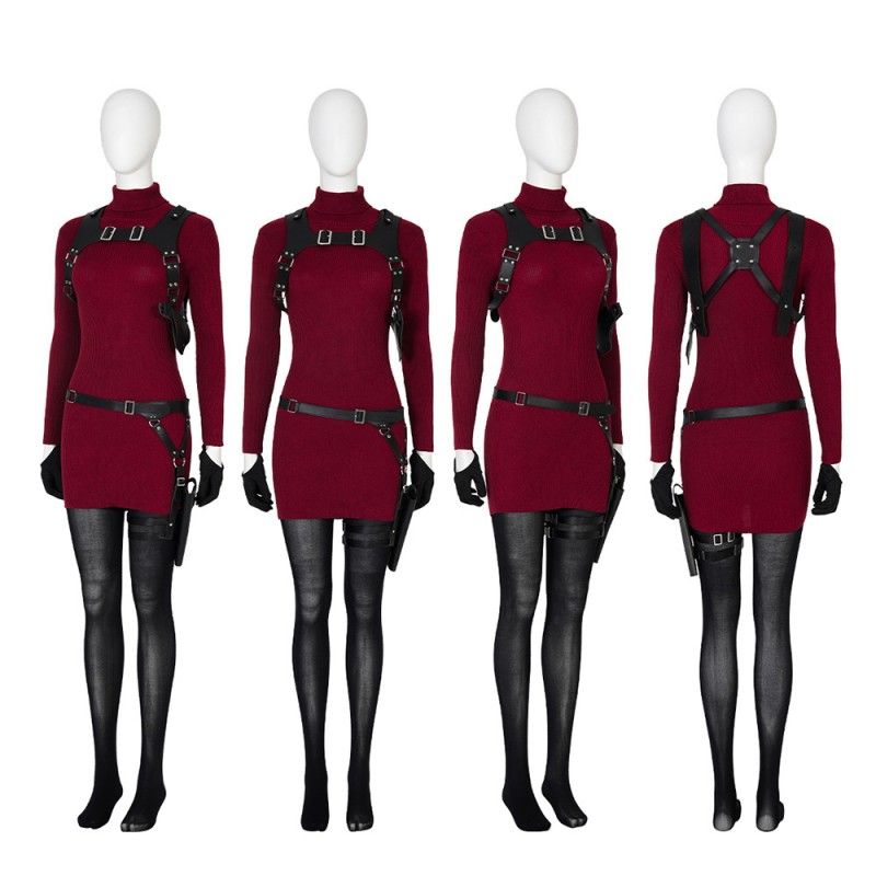 Resident Evil 4 Remake Ada Wong Cosplay Costumes