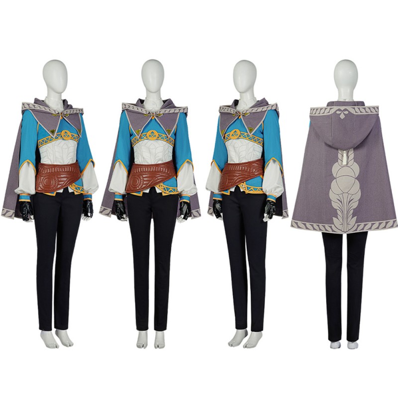 2023 Princess Zelda Cosplay Costumes The Legend of Zelda Tears of the Kingdom Halloween Suit